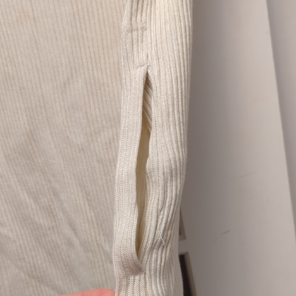 FP Beach By Free People Cream Ribbed Maxi Dress Size Small - Picture 6 of 15